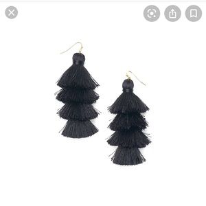 Club Monaco tiered tassel earrings brand new
